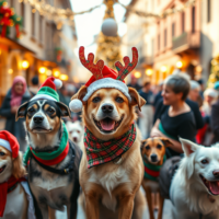 Domenica 15 passerella natalizia degli animali di affezione nel centro della città